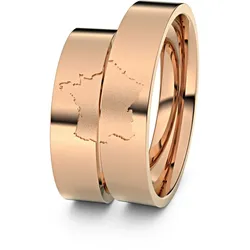 Trauringe Frankreich 585er Rotgold - 4063