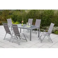 Merxx Garten-Essgruppe »Taviano«, silberfarben