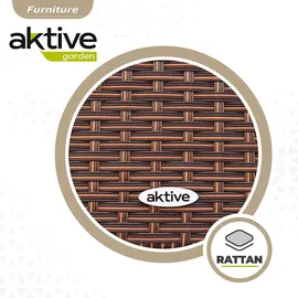 Aktive Rattan Set 5-tlg. Schwarz