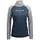 Scott Defined Merino High Neck Shirt Grau/Blau XS