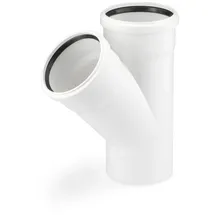 Rehau RAUPIANO PLUS Einfachabzweig DN 50/50, 87 Grad