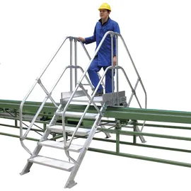 Günzburger MUNK Aluminium-Überstiege 45° 9 Stufen