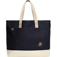 Tommy Hilfiger Th Summer Tote Canvas Space Blue