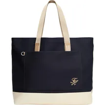 Tommy Hilfiger Th Summer Tote Canvas Space Blue