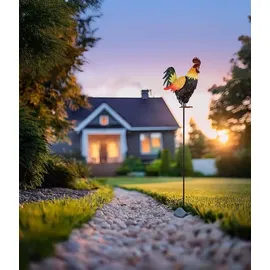 GLOBO Solarleuchte Metall 1xLED onesize braun