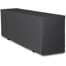 TexDeko Biertischhusse Premium für Bierzeltgarnitur 220 x 60cm Blickdicht waschbar (Anthrazit)
