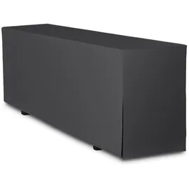 TexDeko Biertischhusse Premium für Bierzeltgarnitur 220 x 60cm Blickdicht waschbar (Anthrazit)