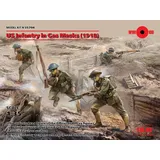 ICM US Infantry in Gas Masks (1918) 1:35