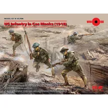 ICM US Infantry in Gas Masks (1918) 1:35