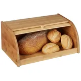 Relaxdays Brotkasten braun, 1 St.