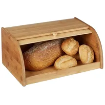 Relaxdays Brotkasten braun, 1 St.