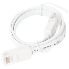 goobay CAT 6 Flach-Patchkabel, U/UTP Weiß