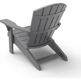 KETER Troy Gartensessel 81 x 80 x 96,5 cm grau