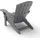 KETER Troy Gartensessel 81 x 80 x 96,5 cm grau