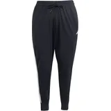 adidas Essentials 3-Streifen Jogginghose Black/White 1X