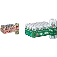 ASTRA Urtyp, Pils Bier Dose Einweg (24 X 0.5 L) Dosentray & Holsten Pilsener Pils - Bier, Dose Einweg (24 x 0.5 l)