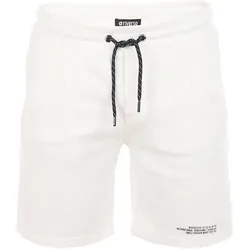 riverso Herren Sweat Short RIVBlake Regular Fit Regular Fit Weiß Tunnelzug 3XL