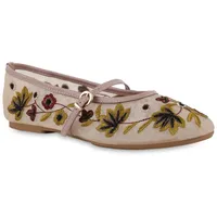 VAN HILL Damen Riemchenballerinas in Nude