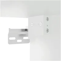 vidaXL Hängeschrank mit Glastüren 102 x 37 x 35 cm Weiß