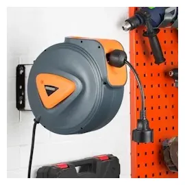 monzana Automatik Kabeltrommel 15m+1,5m Anschlusskabel