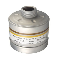 Dräger Filter 1140 ABEK2 HgNO/CO P3 R D, Rd40 genormt, Kombinationsfilter für Vollmasken, 1 Stück