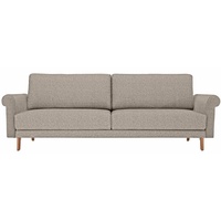 HÜLSTA sofa 2-Sitzer »hs.450«, Armlehne Schnecke modern Landhaus, Breite 168 cm, Fuß Nussbaum