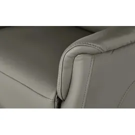 Hukla Fernsehsessel Dean Leder 70 x 109 x 88 cm Grau elektrisch