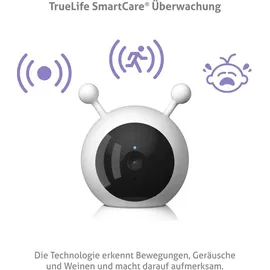 TrueLife NannyCam R7 Dual Smart TLNCR7DS Babyphone mit Kamera, WLAN 2.4 GHz