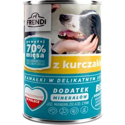 Frendi Piece in delikater Hühnersauce für Hunde 10x400g + 2x400g GRATIS!!!