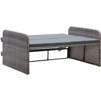 vidaXL Garten-Lounge-Set grau 46080