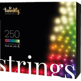 Twinkly Strings 250 LEDs RGBW, 20m schwarz