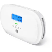 X-Sense Kohlenmonoxid Melder, 10 Jahre Sensor, CO Melder mit austauschbarer Batterie und digitalem Display, Kohlenmonoxid-Melder mit Testknopf, XC0C-SR