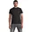 Base-s Ribbed Kurzarm-T-Shirt Dark Black L