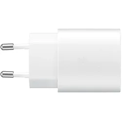 Samsung Schnelllade-Adapter (25W), USB-C-Anschluss, Unterstützt PD 3.0, White