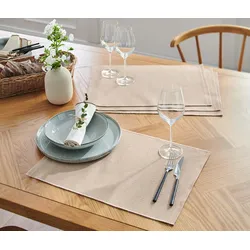 Tchibo - 4 Platzsets - beige
