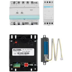 ELCOM Audio-Sprechanlagen-Set AUDIO-Kit i2Audio+2Draht 1-16 Teilnehmer