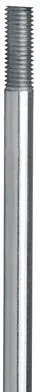 Treibriegelstange 7091,Ø10x2.500mm,galvan.,M10