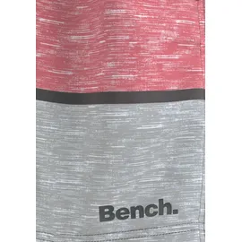 BENCH Badeshorts Mac Schwarz/Bordeaux/Grau XL