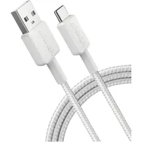 Anker 322 USB-A to USB-C Cable Nylon 1.8M White