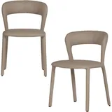 Stuhl-Set Noble Sand/Hellbraun B: 51cm