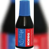 KORES Stempelfarbe 27 ml Blau 10 St.