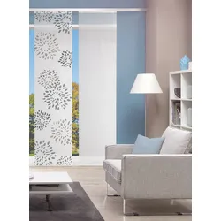 Schiebegardine VISION S "SCHIEBEVORHANG DIGITALDRUCK BAMBUS-OPTIK 'SOVITA'", grau, B:60cm H:260cm, Polyester, Gardinen, DIGITALDRUCK - INDIVIDUELL KÜRZBAR