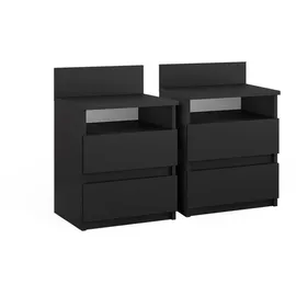 Vicco Nachttisch Monty, 39.6 x 59.1 cm 2er Set