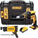 DeWalt DCF 620 NT Akku Trockenbauschrauber 18 V 30 Nm Brushless + 1x Powerstack Akku 5,0 Ah - ohne Ladegerät