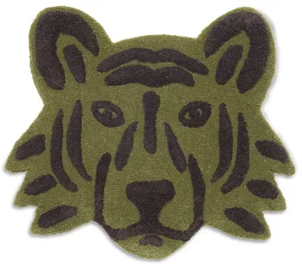 Wandteppich Tiger Head, Designer ferm LIVING, 57.2x66.2x3 cm