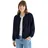 Cecil Blouson aus Jersey mit Knontrastdetails - Blau