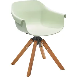 Musterring Stockholm Schalenstuhl 64 x 57 x 78 cm grün 2er Set