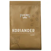 Fuchs Gewürze - Koriander ganz | Ungemahlenes Gewürz | 21 g Nachfüllbeutel