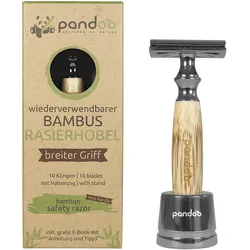 PANDOO Rasierhobel mit breitem Griff