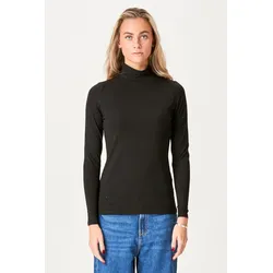 Rollkragenpullover - Schwarz - TeeShoppen